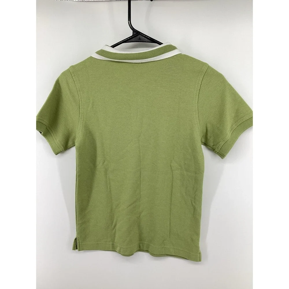 Boy GYMBOREE SAGE LIGHT GREEN‎ COLLAR Golf Polo shirt NWT 7